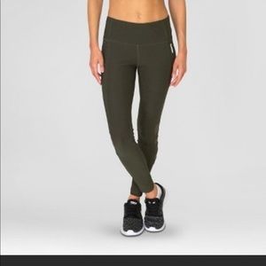 NWOT RBX Active Military Green Mesh Leggings